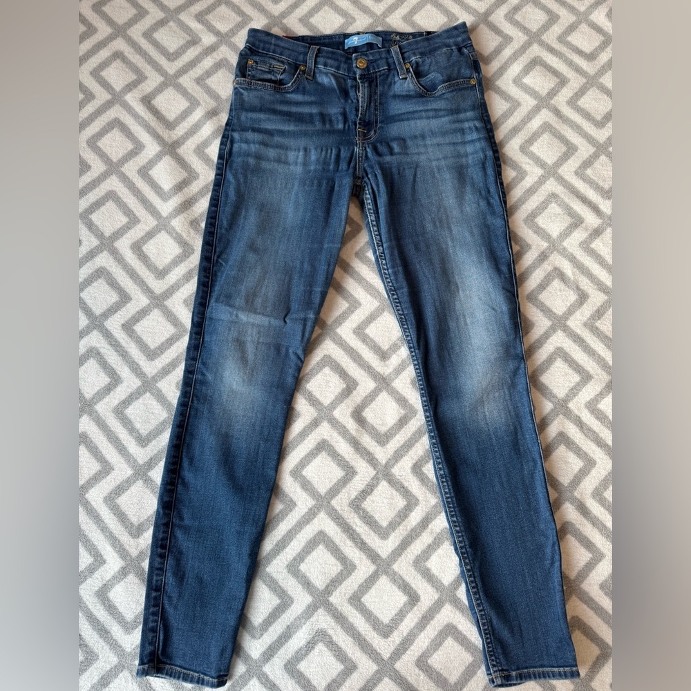 7 For All Mankind B(air) Skinny Jeans 28